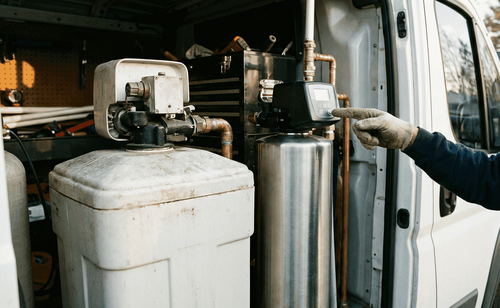 Different types of water softener systems for Fresno homes