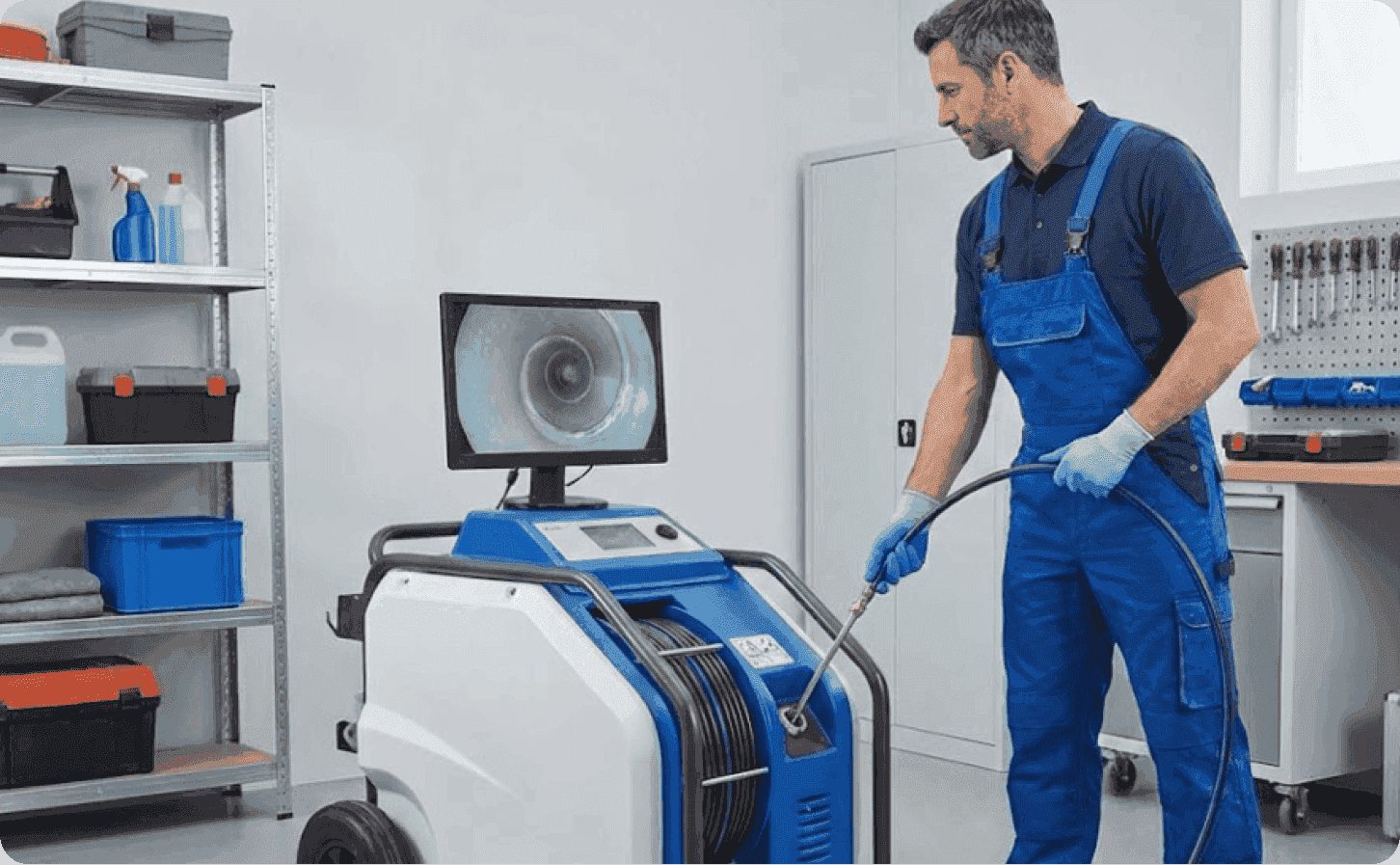 Annual drain inspection and maintenance in Fresno