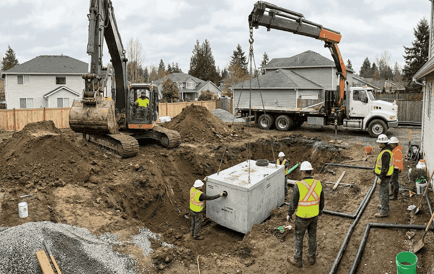 Step-by-step septic tank installation Fresno