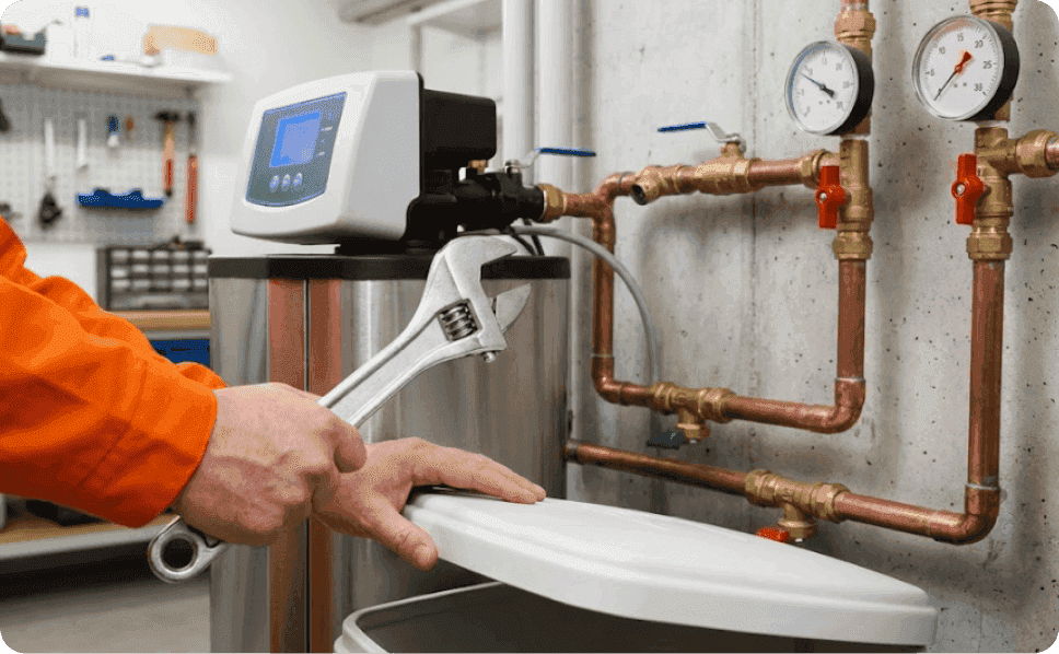 Water softener system function for Fresno hard water